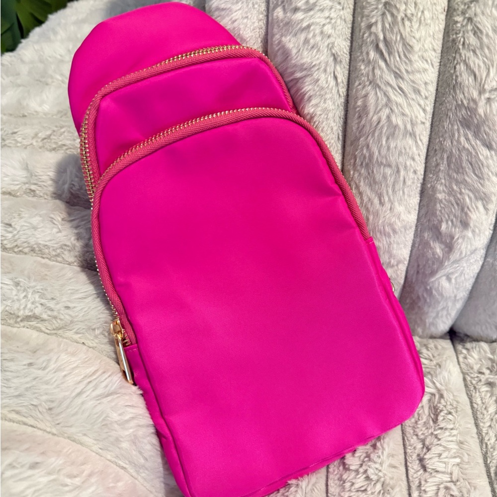 NWT Hot Pink Women's Mini Backpack Fanny bag